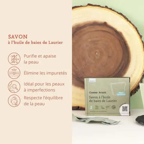 Les bienfaits du savon pour peaux à imperfections de 100 g de la marque Comme Avant