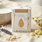 Savon surgras Antheya au lait de chèvre et soufre 100g pour peau à problème