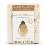 Savon surgras au lait de chèvre et soufre Antheya 100g peau problème