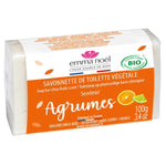 Savonnette de 100g aux agrumes de la marque Emma Noël