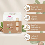 Savonnettes Karité Bio Emma Noël 3x150g - Bienfaits nourrit apaise protège adoucit peau