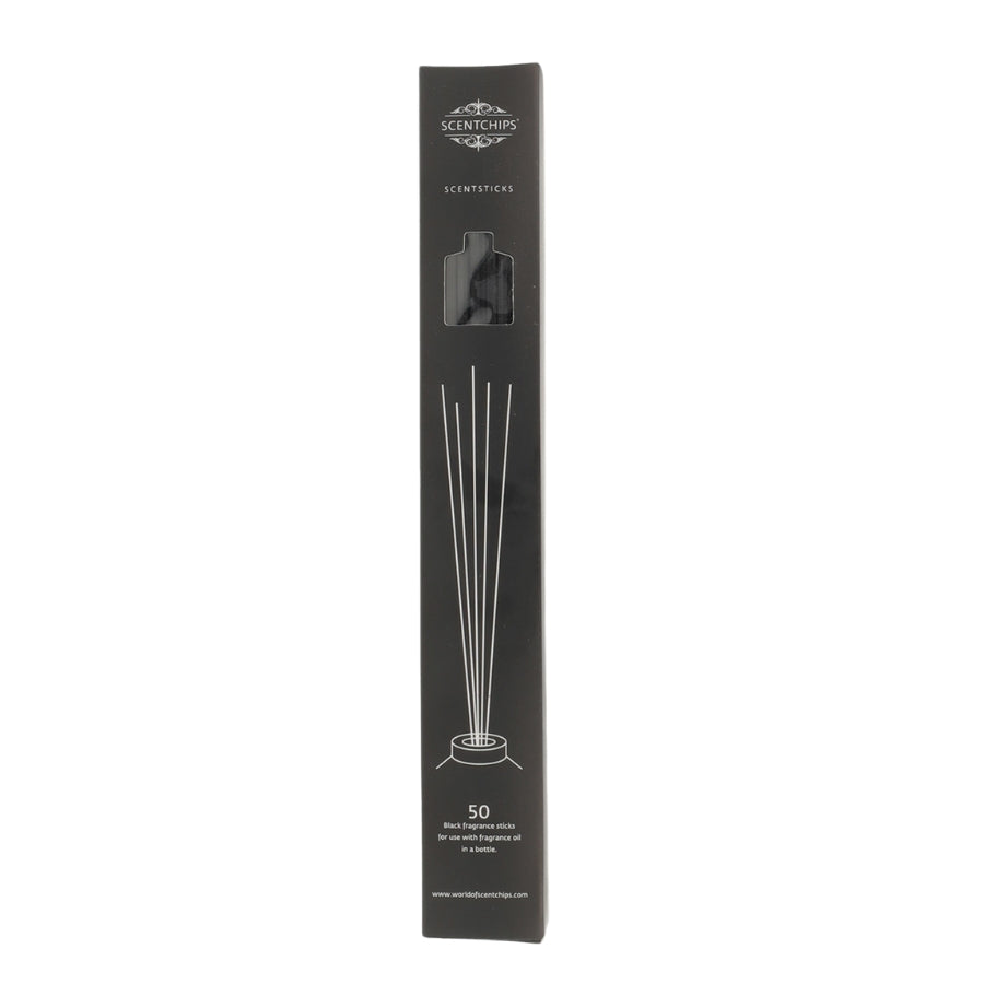 Boite de 50 Bâtonnets Diffuseurs Parfumés Noirs de 3 mm × 25 cm de la marque Scentchips
