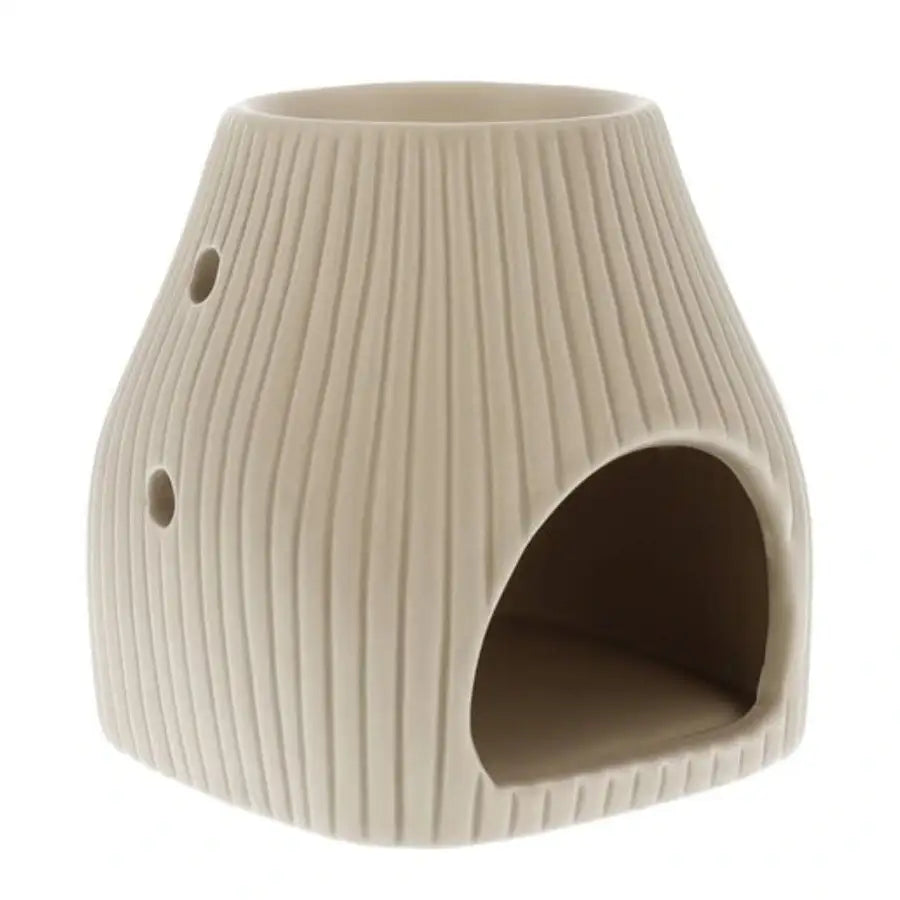 Un bruleur de fondants parfumés de la marque Scentchips vue de biais