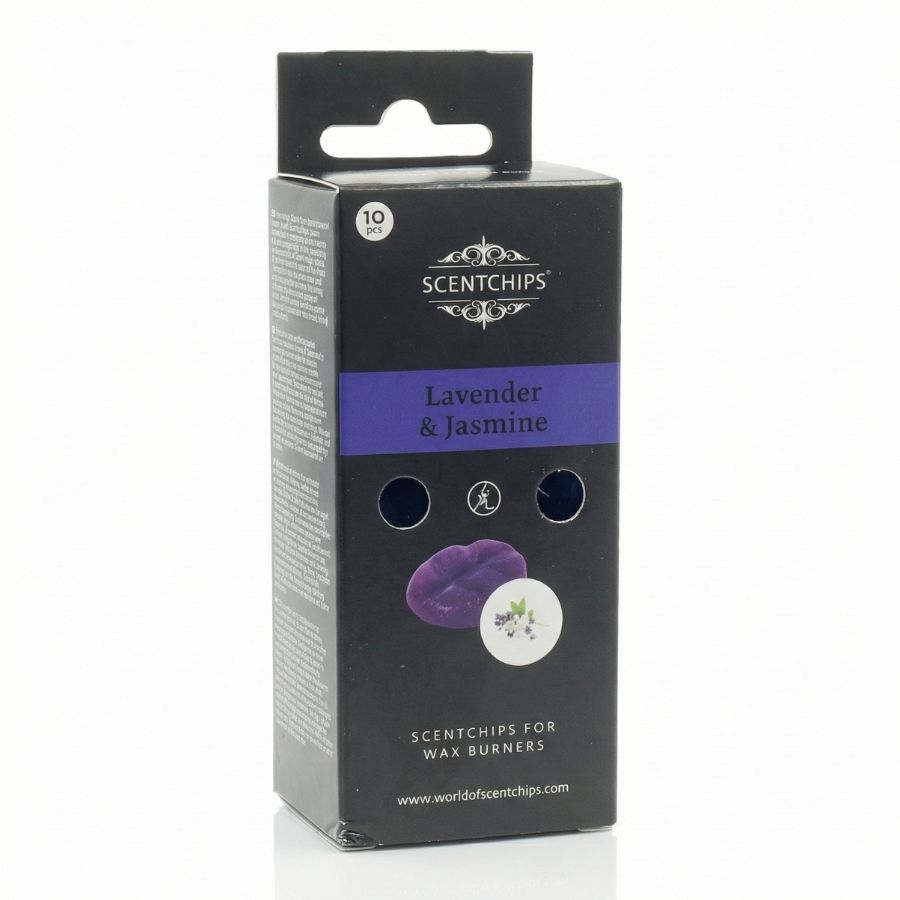 Packaging de Cire parfumée lavande et jasmin de scentships.