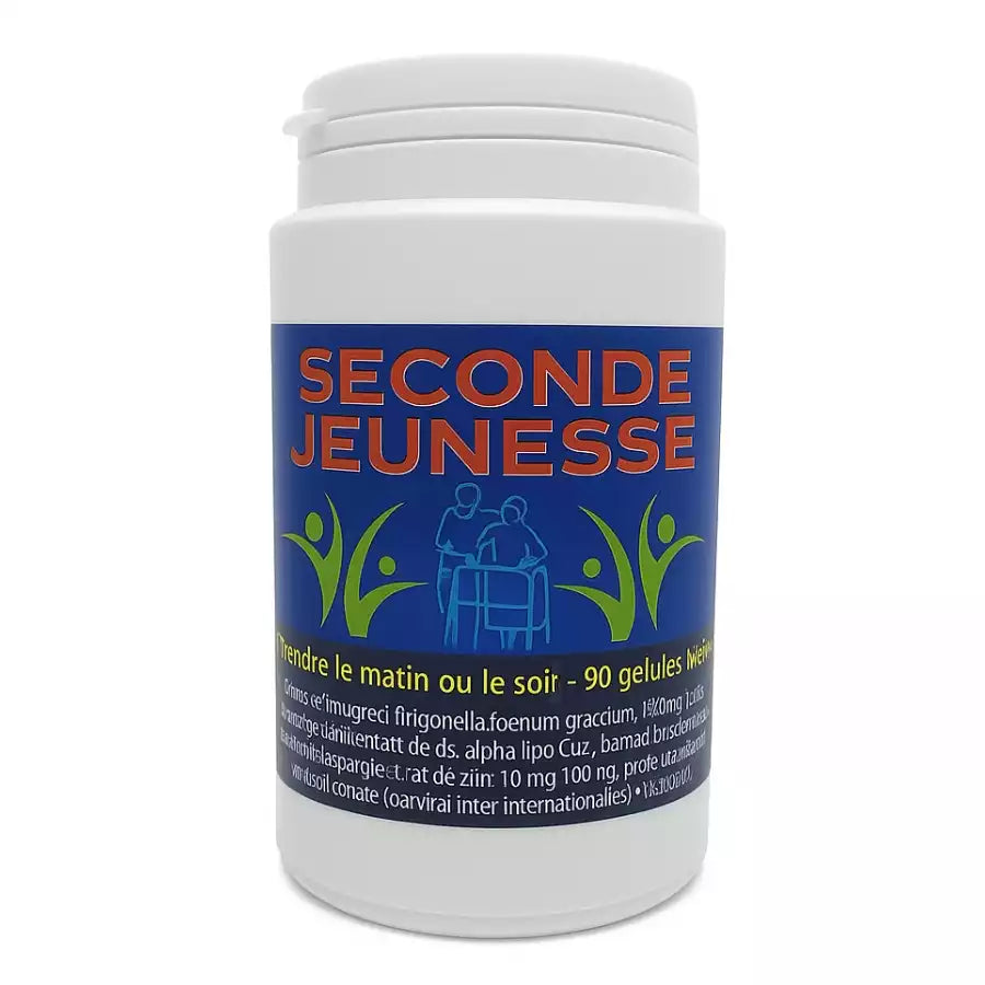 Une boîte de seconde jeunesse 90 gélules de la marque jade recherche
