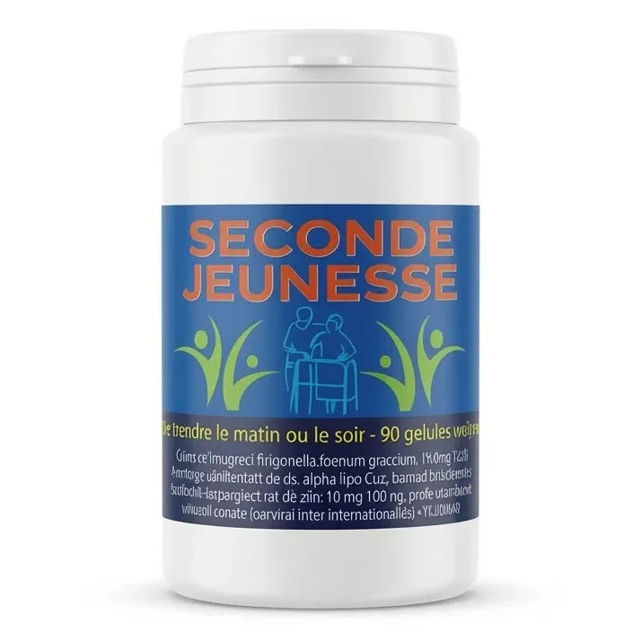 Seconde Jeunesse 90 gélules Jade Recherche complément vitalité silhouette