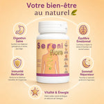 Séréniflore probiotiques 60 gélules avec bénéfices digestifs, immunitaires et sommeil réparateur
