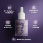Sérum Anti-Âge Collagène Endro 30mL avec bénéfices : hydratation, effet liftant, densité et rides atténuées