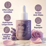 Sérum anti-âge collagène Endro 30mL avec bénéfices liftants et hydratants affichés