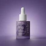 Sérum Anti-Âge Collagène Liftant Endro 30mL avec pipette sur fond dégradé violet