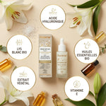 Sérum Anti-Âge Bio Florame Lys Perfection avec ingrédients naturels et acide hyaluronique