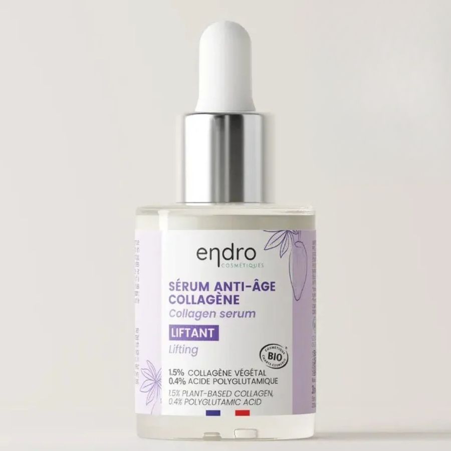 Un sérum anti-âge au collagène liftant de 30 ml de la marque Endro
