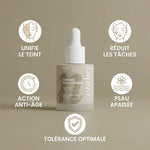 Sérum Anti-tâches Endro 1% Bakuchiol 30mL avec bénéfices: unifie teint, réduit tâches, anti-âge