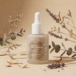 Sérum anti-tâches Endro 1% Bakuchiol 30mL avec compte-gouttes sur fond beige minimaliste