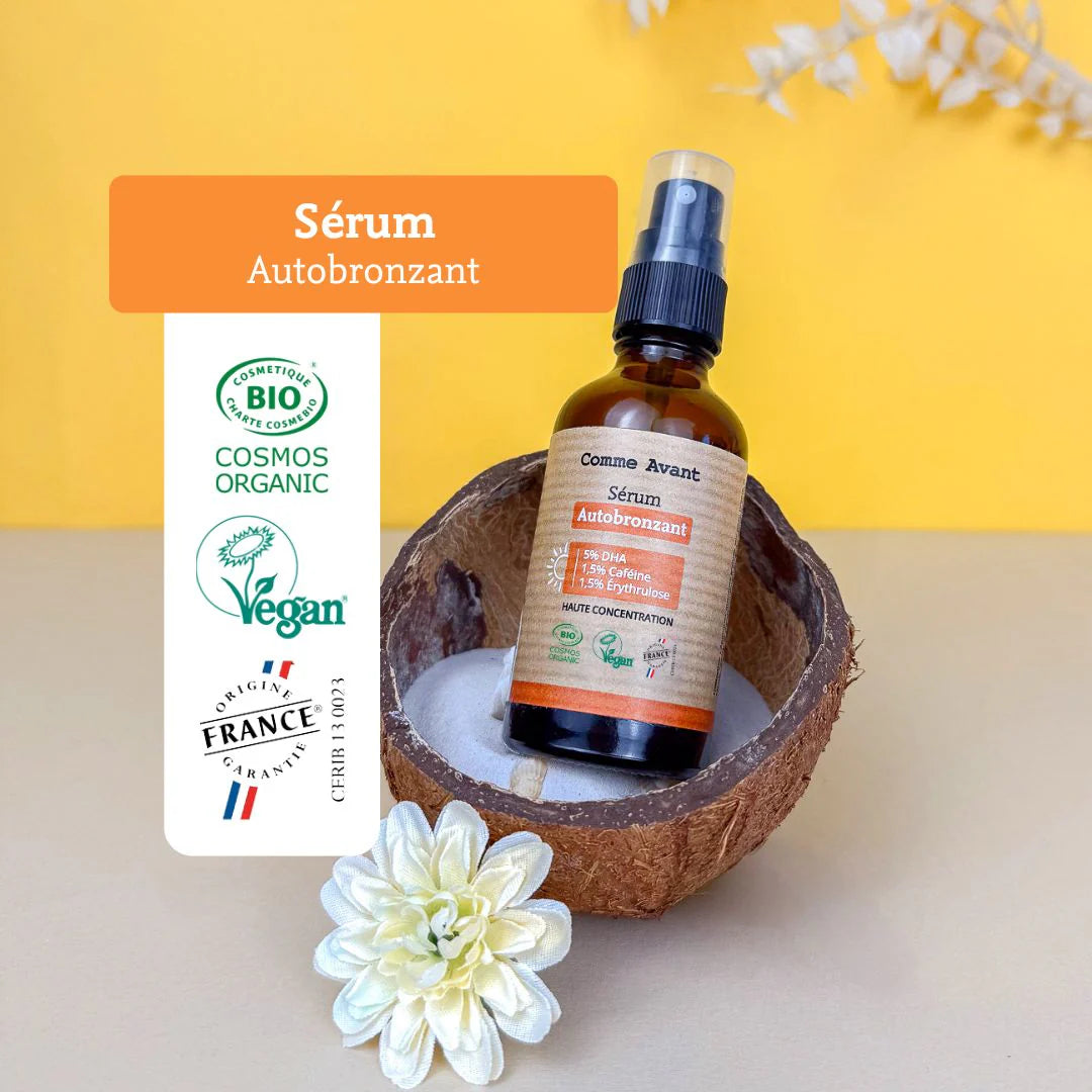 Les labels du Sérum autobronzant comme avant