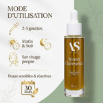 Sérum Clairessence Bio 50ml Arc en Sels avec mode d'utilisation, 2-3 gouttes matin et soir