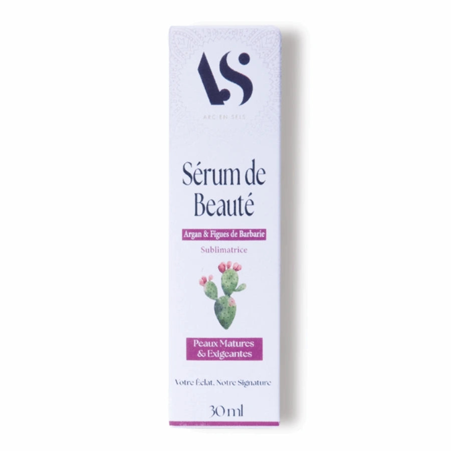 Un sérum de beauté à l'argan et figue de barbarie de la marque Arc en Sels