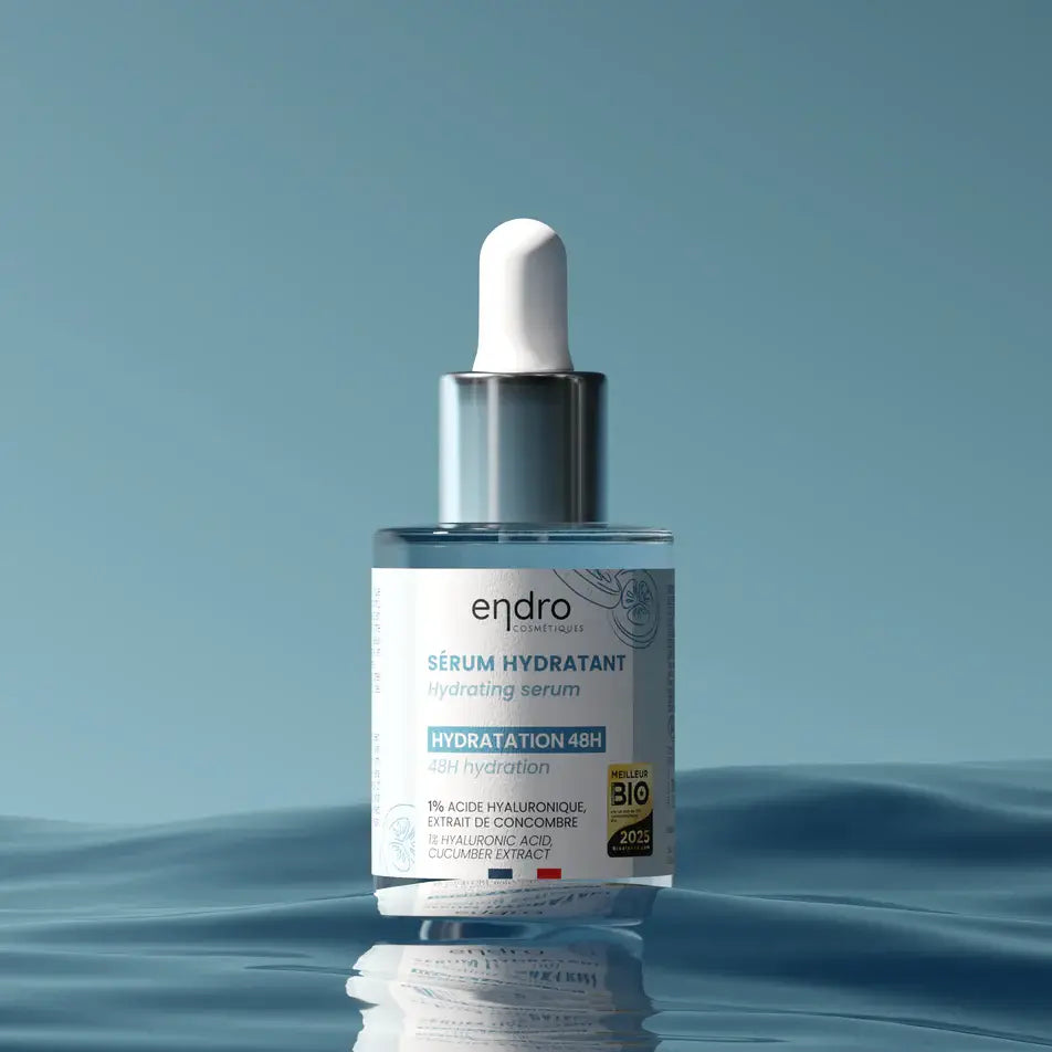 Photo d'ambiance d'Un sérum hydratant 1% d’acide hyaluronique de 30 ml de la marque Endro