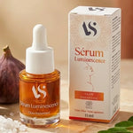 Sérum Luminescence Ultimate Bio 15ml Arc en Sels sur marbre avec feuilles moringa et cristaux sel