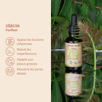 Les avantages et bienfaits pour la peau du visage du sérum visage purifiant de 30 ml de la marque Comme Avant