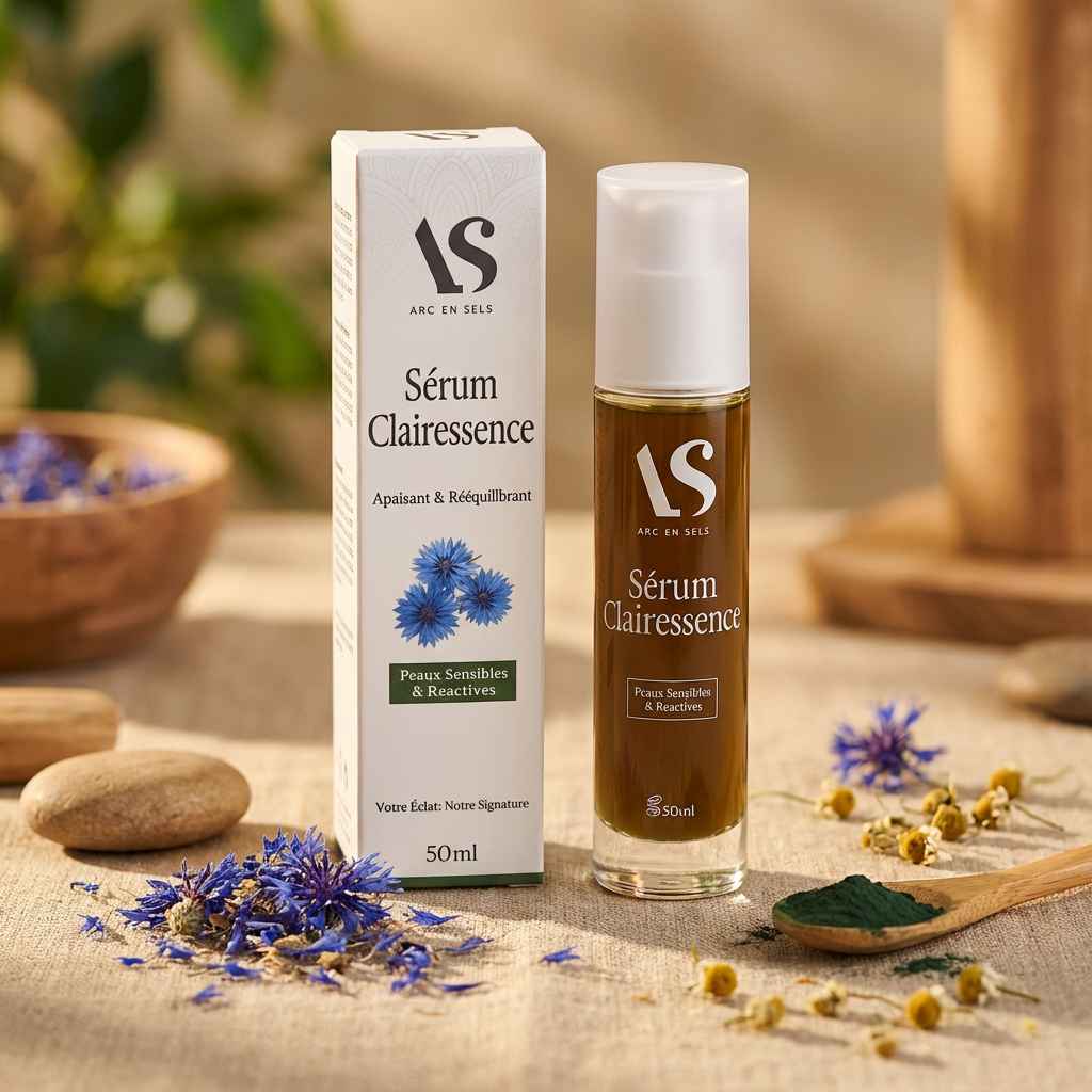 Sérum Clairessence Bio 50ml Arc en Sels avec ingrédients botaniques