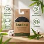 Serviette hygiénique lavable Bambaw flux léger avec avantages bien-être et durabilité