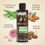 Shampoing bio hydratant Centifolia 200ml avec ingrédients naturels aloe vera et amande douce
