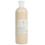 Dos d'une bouteille de Shampoing de 500ml de shampoing pour cheveux normaux de la marque Argile & Eau Thermale 