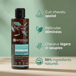 Shampoing crème anti-pelliculaire Centifolia 200ml cuir chevelu sensible avec 98% ingrédients naturels