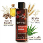 Shampoing crème réparateur Centifolia 200ml avec ingrédients bio pour cheveux cassants