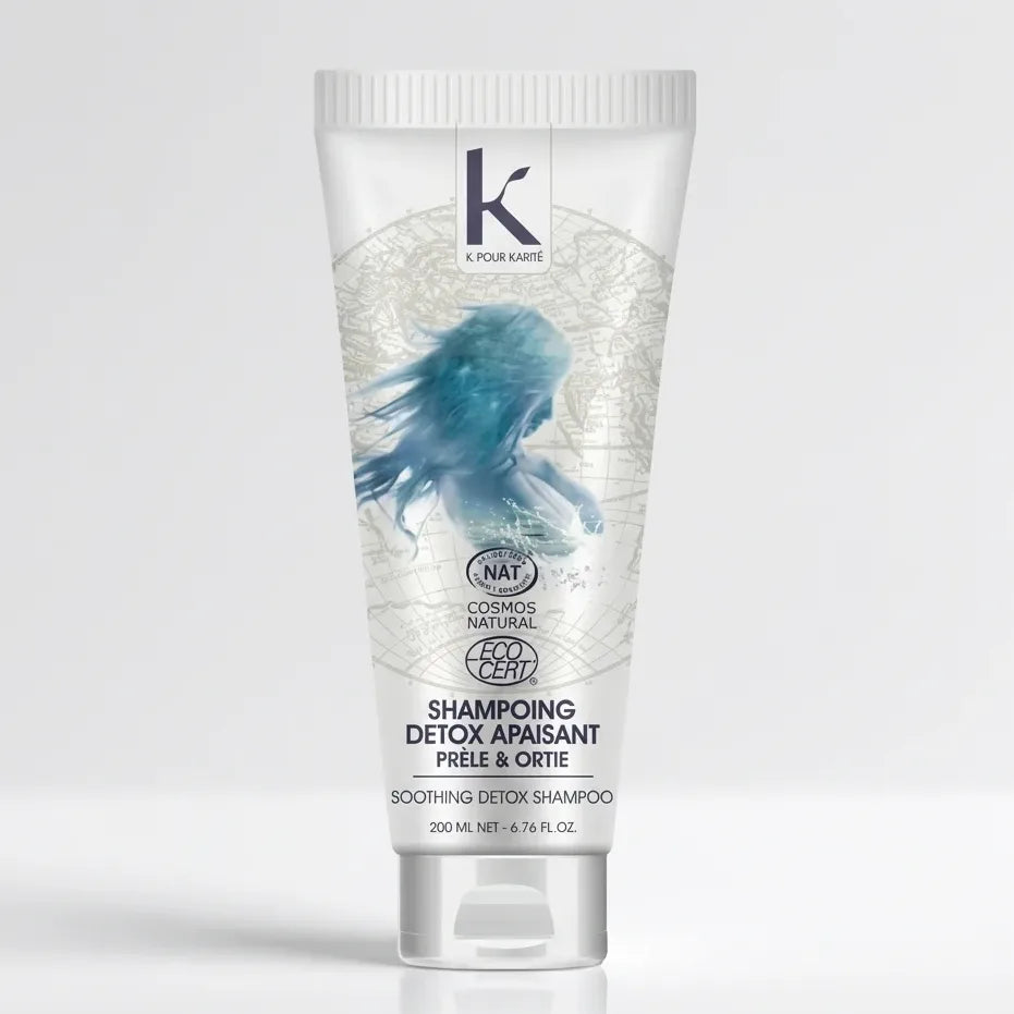 Shampoing Détox Bio K pour Karité 200g tube blanc certifié Ecocert