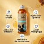 Shampoing naturel Propolia miel et propolis pour chien - bouteille 200ml avec bénéfices