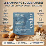 Shampoing solide Endro à l'huile d'amande douce avec ingrédients naturels et certifications bio