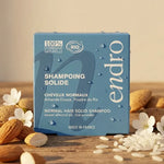 Shampoing solide Endro à l'huile d'amande douce pour cheveux normaux avec amandes et fleurs