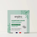 Un shampoing solide pour cheveux gras de la marque Endro
