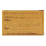 Dos du pack du shampoing solide à l'huile d'argan pour cheveux secs de la marque comme avant