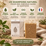 Shampoing solide lait de chèvre Antheya cheveux gras 100g naturel bio zéro déchet