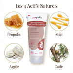 Propolia Shampoing Traitant 200ml avec ses 4 actifs naturels : propolis, miel, argile et cade