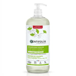 Shampooing douche Centifolia 1L, flacon blanc avec pompe et label vert biodégradasble