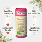 Shatavari Bio AyurVana - Stimulant féminin 60 gélules avec bénéfices équilibre hormonal et hydratation