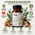 Shiitaké Bio French Mush 56 gélules cholestérol drainage perte poids immunité