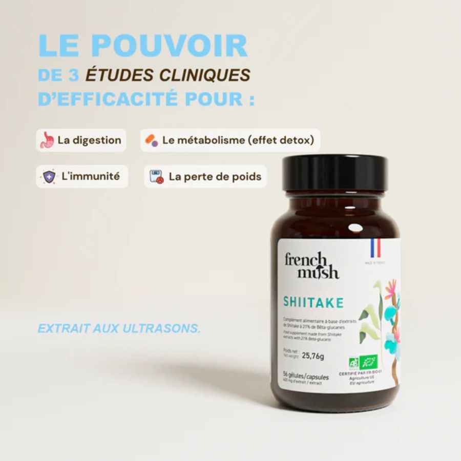 efficacité du shiitaké french mush