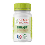 Boite de 60 gélules de Shilajit de la marque graine sauvage