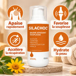 Silachoc 200ml gel apaisant articulaire avec bénéfices - souplesse, récupération et hydratation cutanée