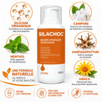 Silachoc 200ml gel apaisant articulaire avec ingrédients naturels silicium organique, camphre, menthol et arnica