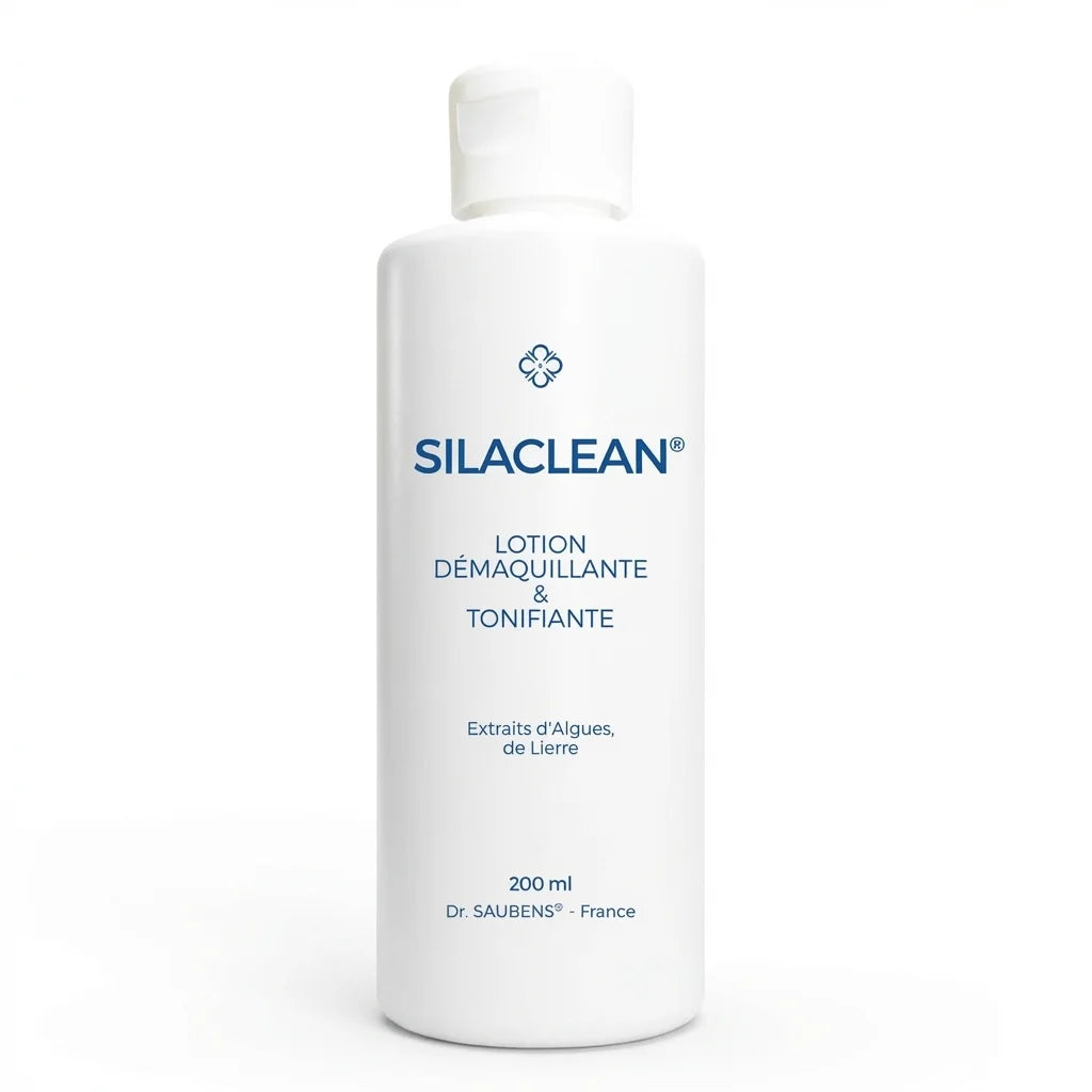 Silaclean lotion démaquillante 200ml - Flacon blanc Labo Santé Silice