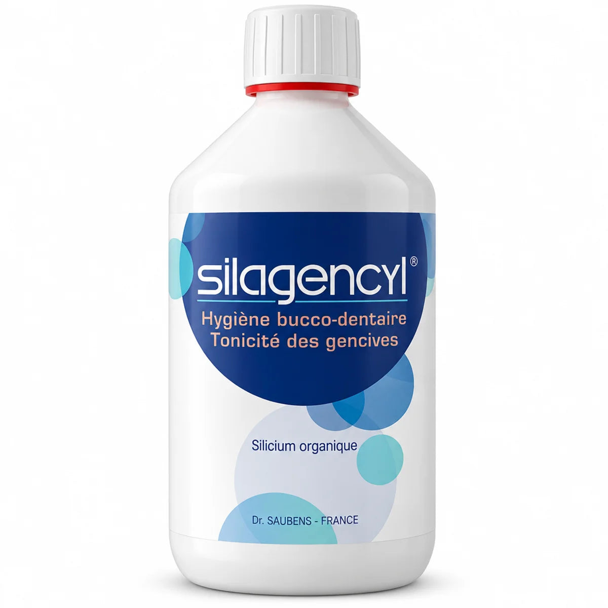 Silagencyl bain de bouche 500ml - Flacon pour hygiène bucco-dentaire et tonicité des gencives