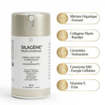 Silagène Nutri-Intense 50ml crème anti-âge avec silicium organique, collagène marin et céramides