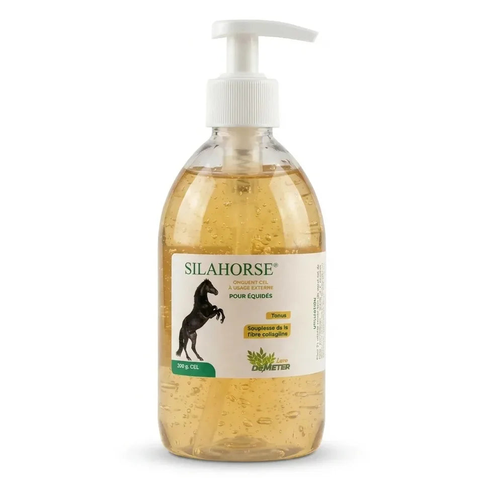 Silahorse gel pour articulations et tendons du cheval - flacon pompe 200g Labo Demeter
