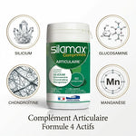 SILAMAX 60 comprimés - Complément articulaire avec silicium, glucosamine, chondroïtine et manganèse